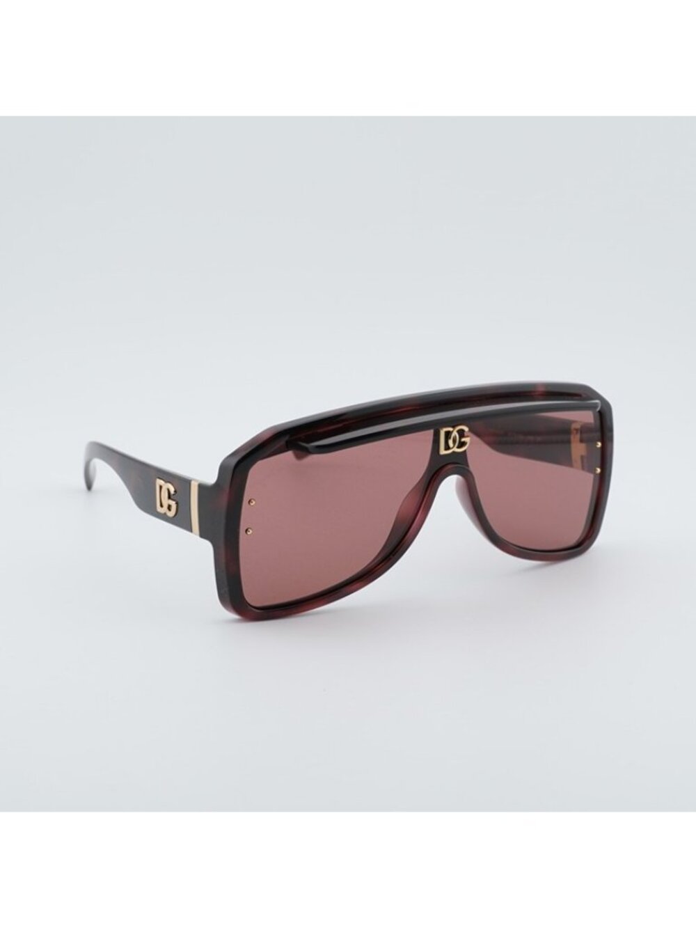 Dolce & Gabbana DG6205 347669 Sunglasses Havana Square Frame, Dark Violet Lenses - Picture 4 of 10